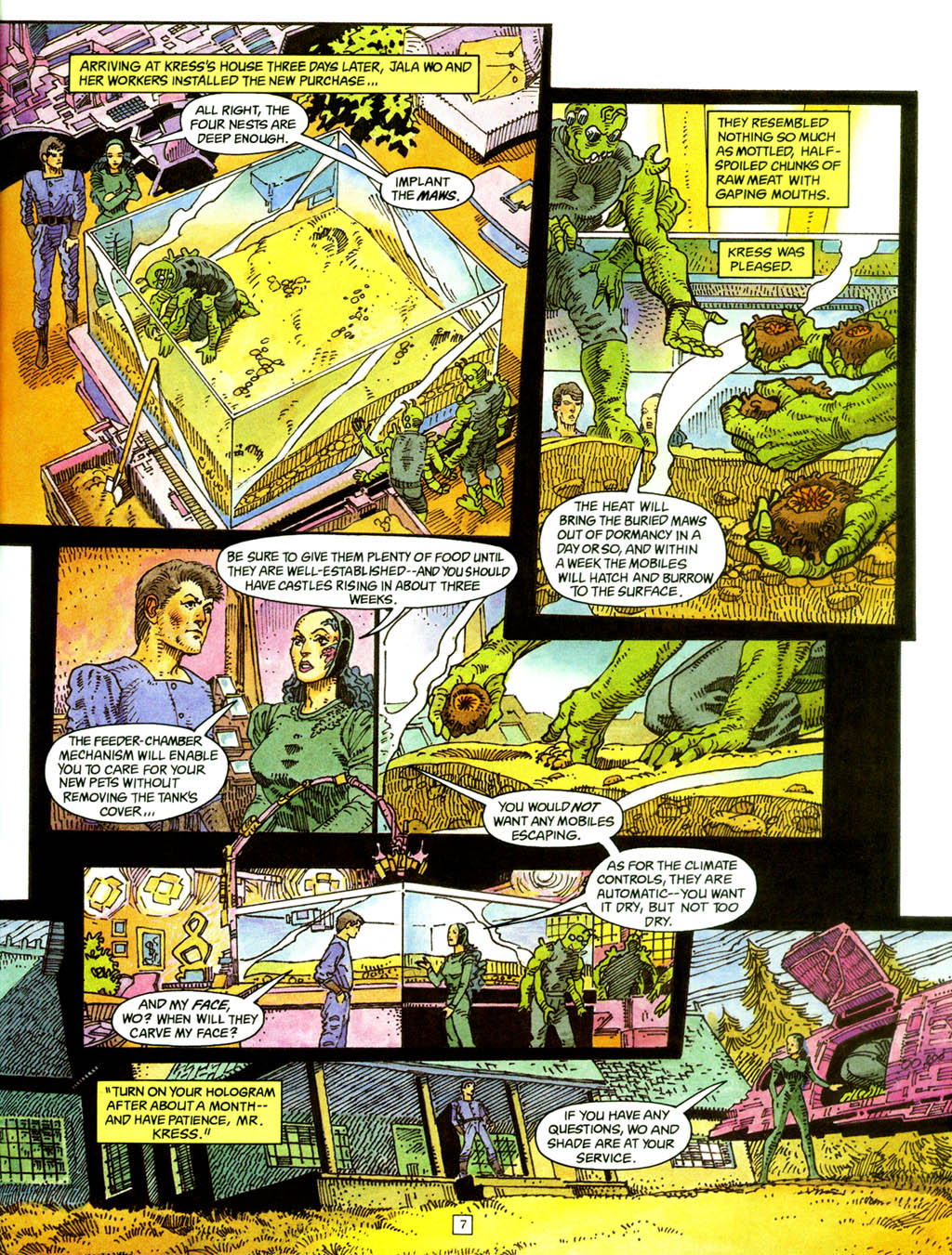 Read online Science Fiction Graphic Novel comic -  Issue #7 - 8