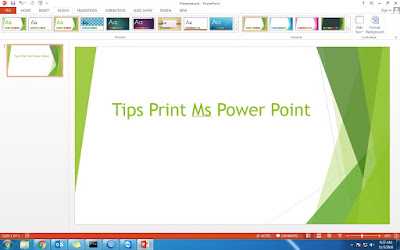 Cara Mudah Print di Ms Power Point dan Tipsnya
