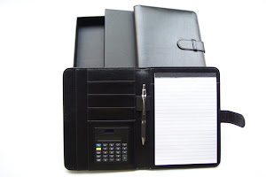 CENTRUM LINK - "PU A5 FOLDER WITH CALCULATOR & PEN"