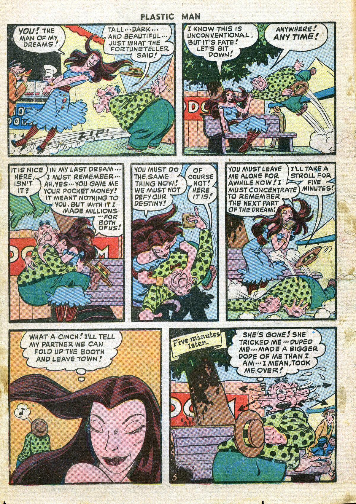 Read online Plastic Man (1943) comic -  Issue #19 - 18