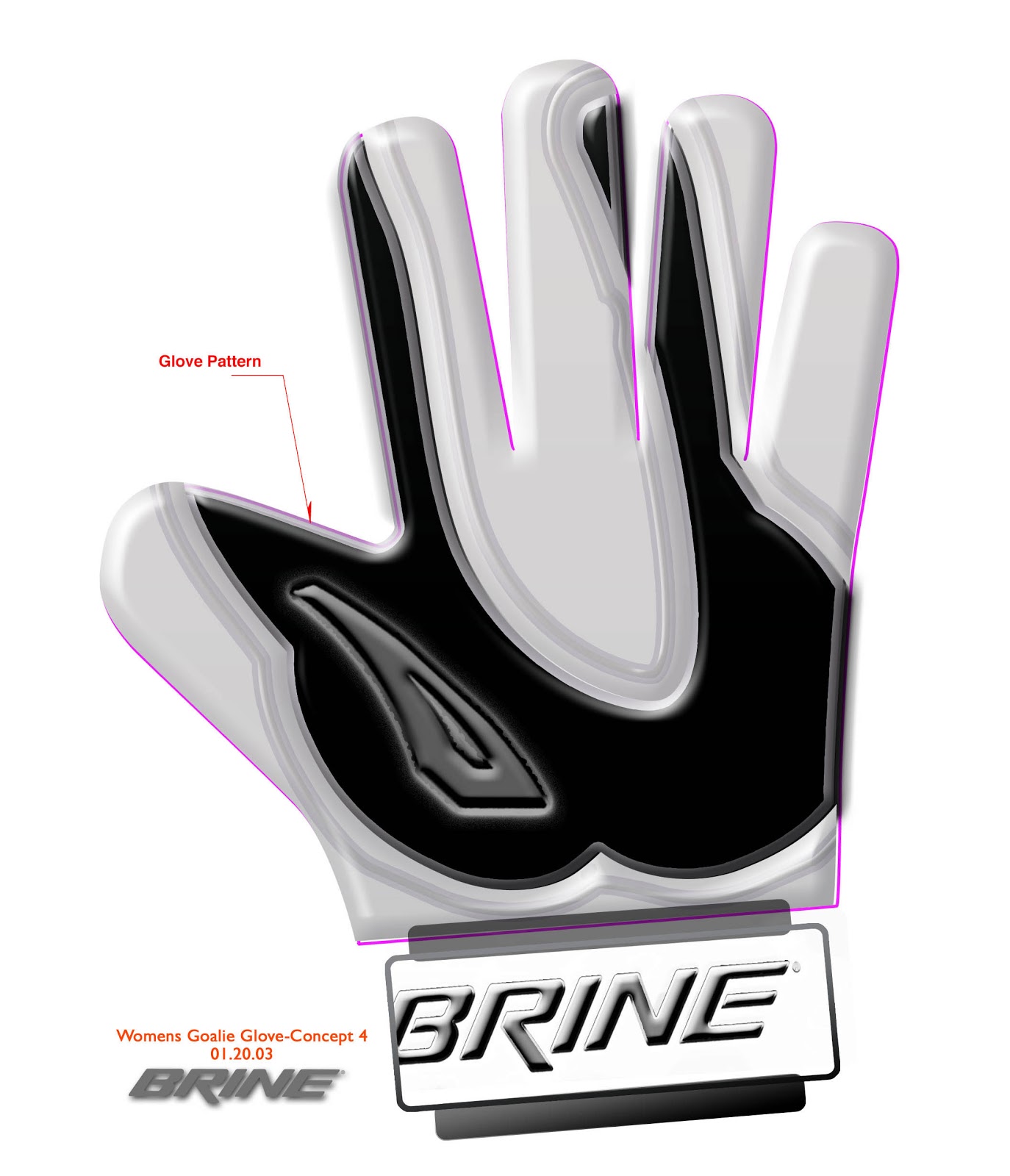Tom DiSilvio's Design Portfolio Brine Soccer Goalie Gloves