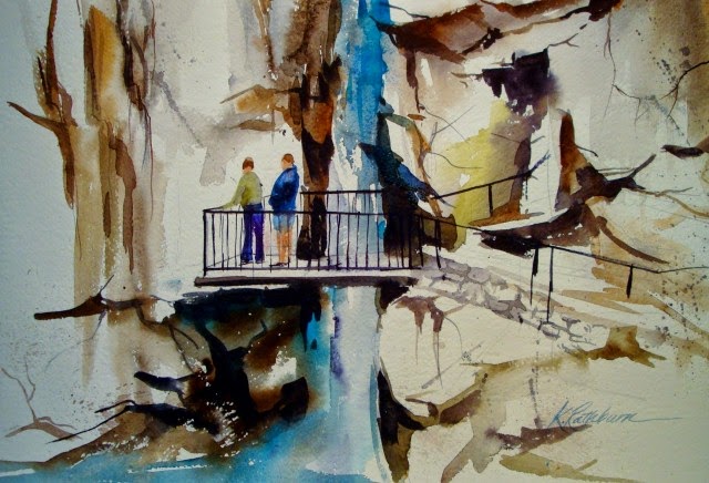 Художница-акварелист. Kathy Los-Rathburn