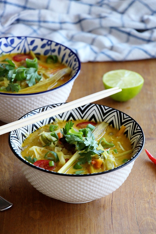 Excuse Me But Tom Kha Hed Thailandische Ingwer Kokossuppe Mit Pilzen