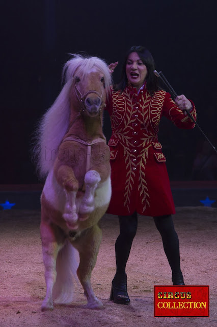 avec un poneys cambré