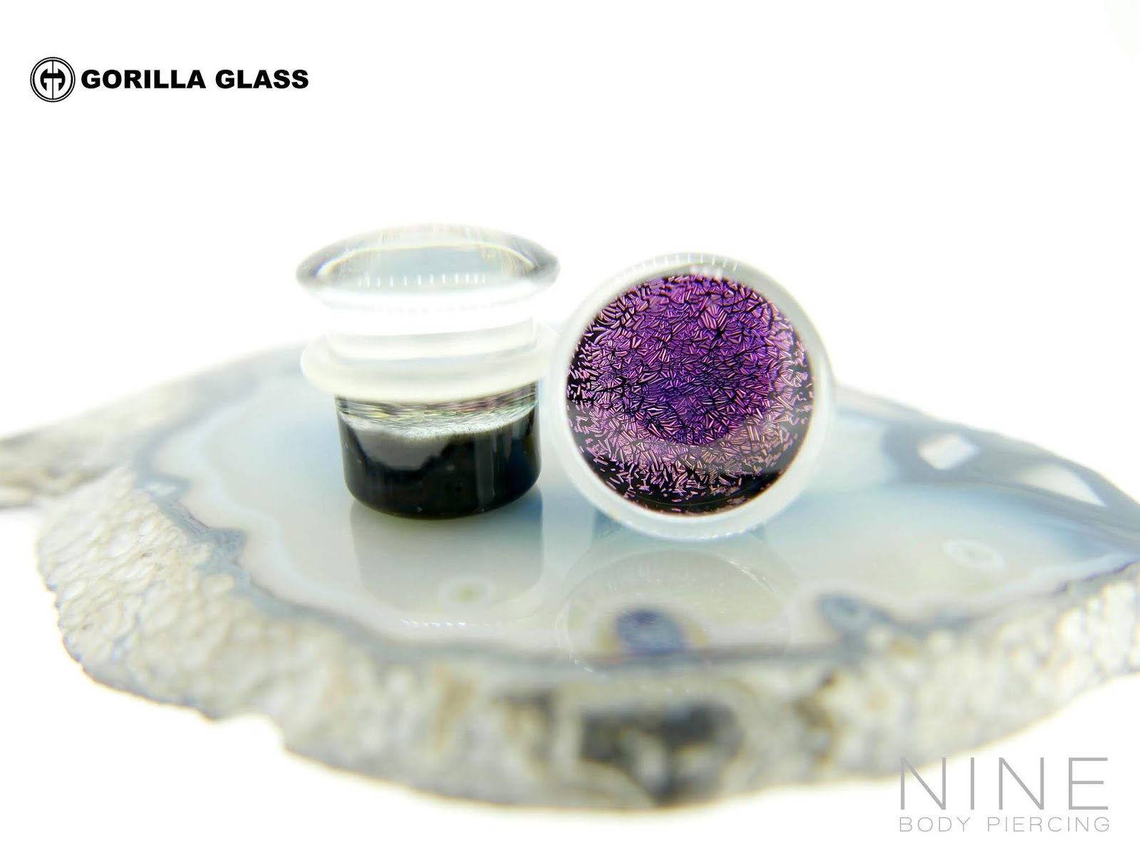 NINE BODY PIERCING BLOG Gorilla Glass Jewelry Dichroic!!! ディクロニック