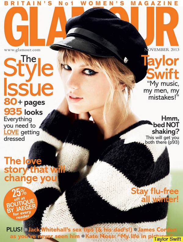 Taylor Swift covers Glamour UK November 2013 issue