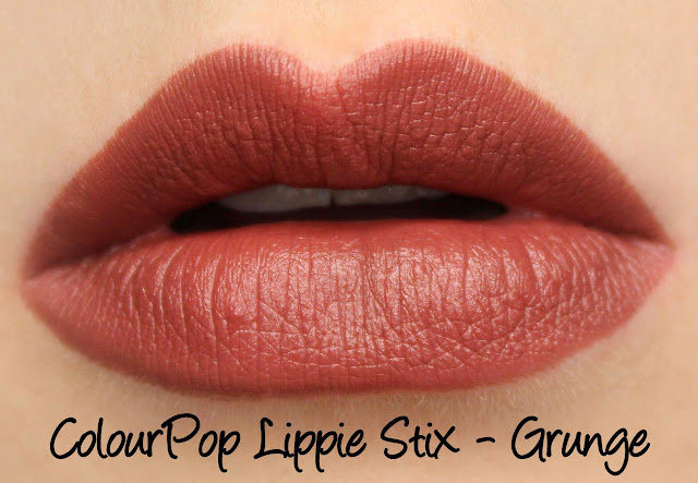 ColourPop Lippie Stix - Grunge Swatches & Review