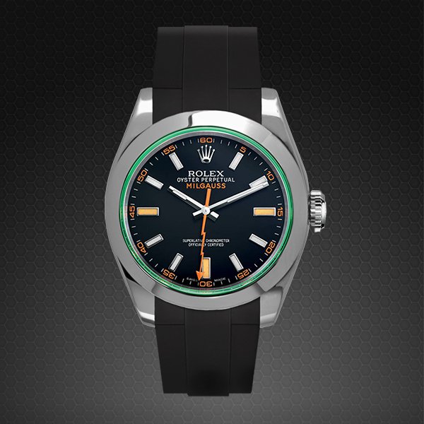  The Ultimate Rubber Strap THE ROLEX MILGAUS TWO DIFFERENT WATCH STRAP MODELS