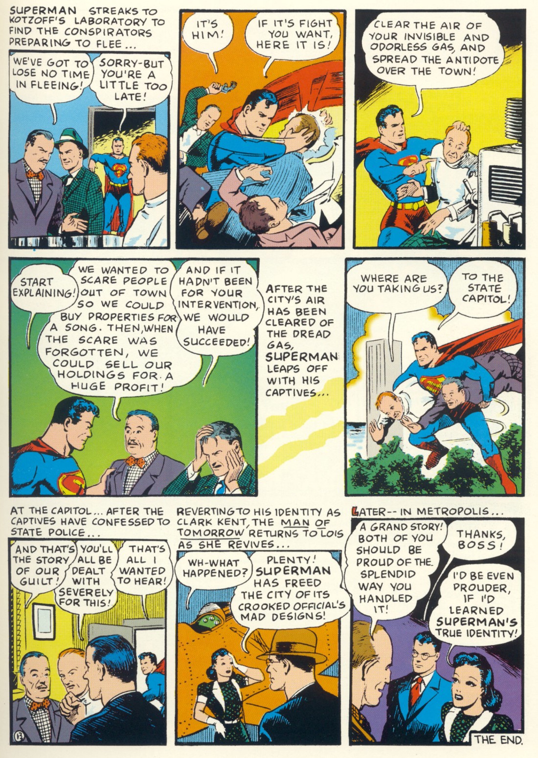 Read online Superman (1939) comic -  Issue #7 - 35