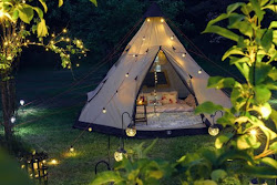 camping glamping glamour