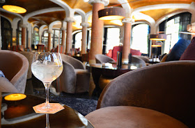 Gin and tonic at Cafe Vienes, Hotel Casa Fuster Barcelona