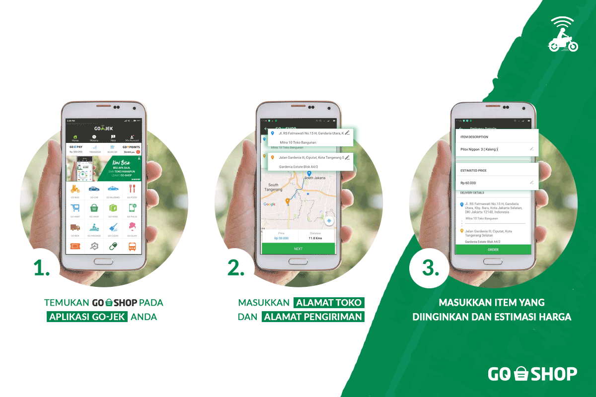 Panduan Lengkap Cara Berbelanja Lewat Gojek Menggunakan Go