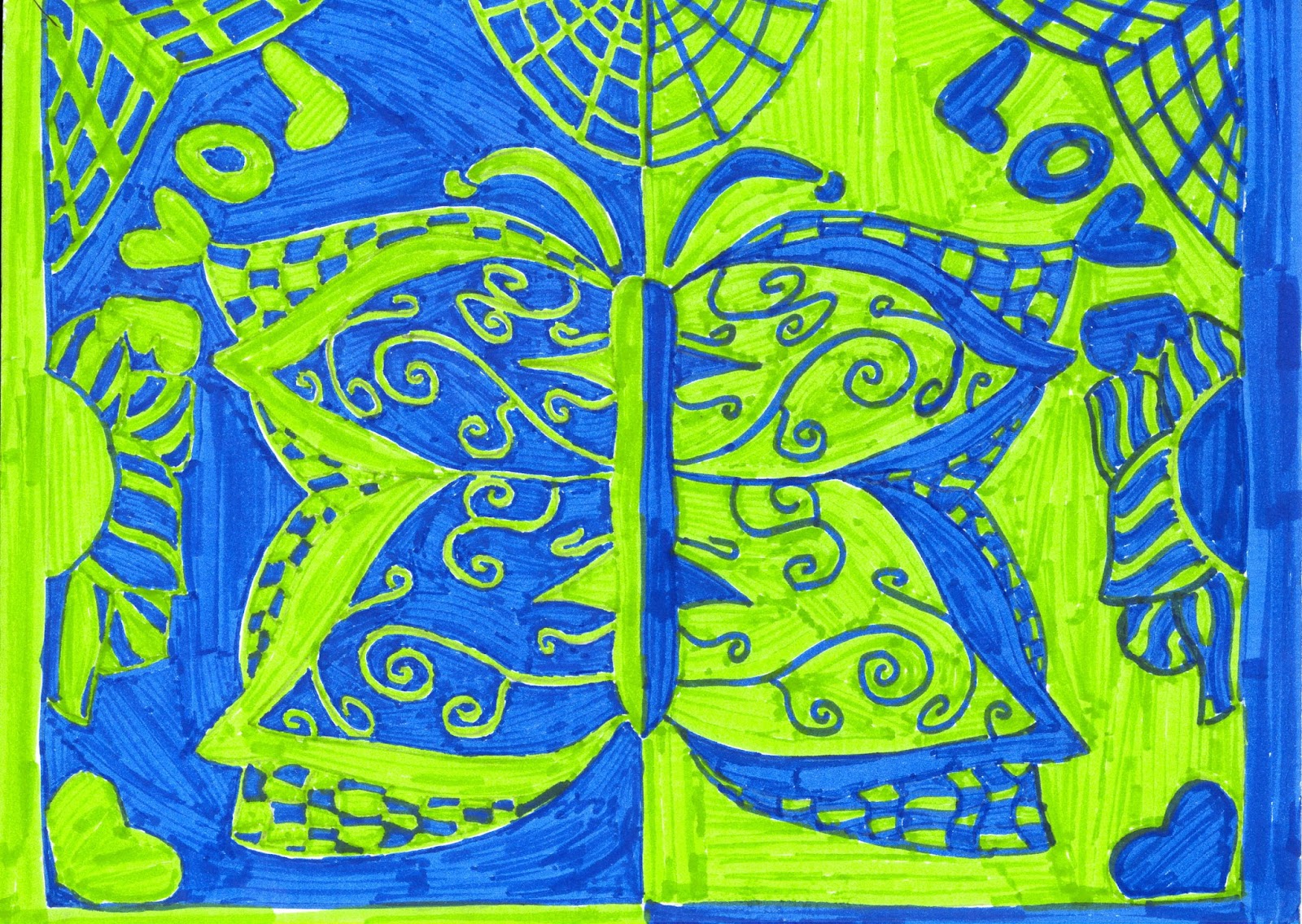 POSITIVE/NEGATIVE BUTTERFLY ASSIGNMENT