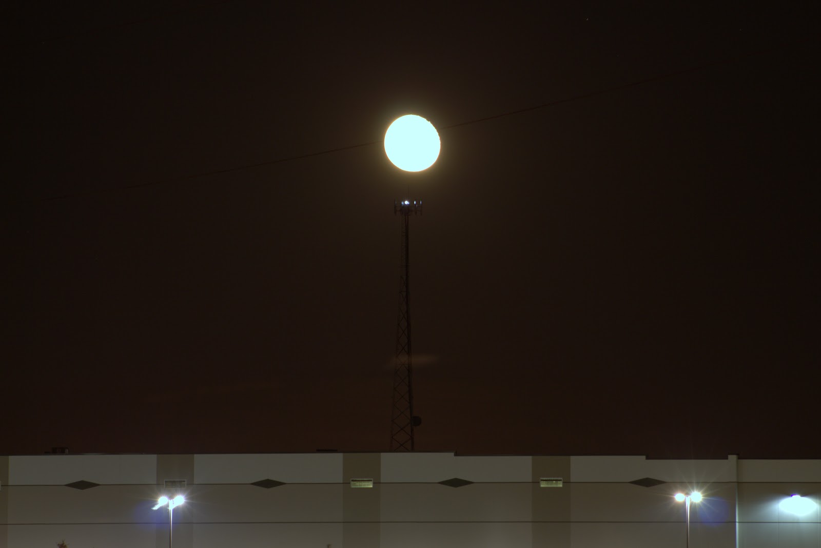 moon over warehouse