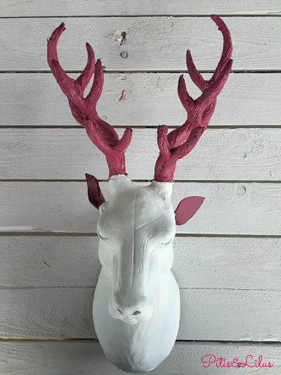 DIY / TUTORIAL CABEZA DE CIERVO CON CHALK PAINT Y SPRAY DIY / TUTORIAL CABEZA DE CIERVO CON CHALK PAINT Y SPRAY