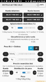 Bicycle oO Tire Calc (Beta)
