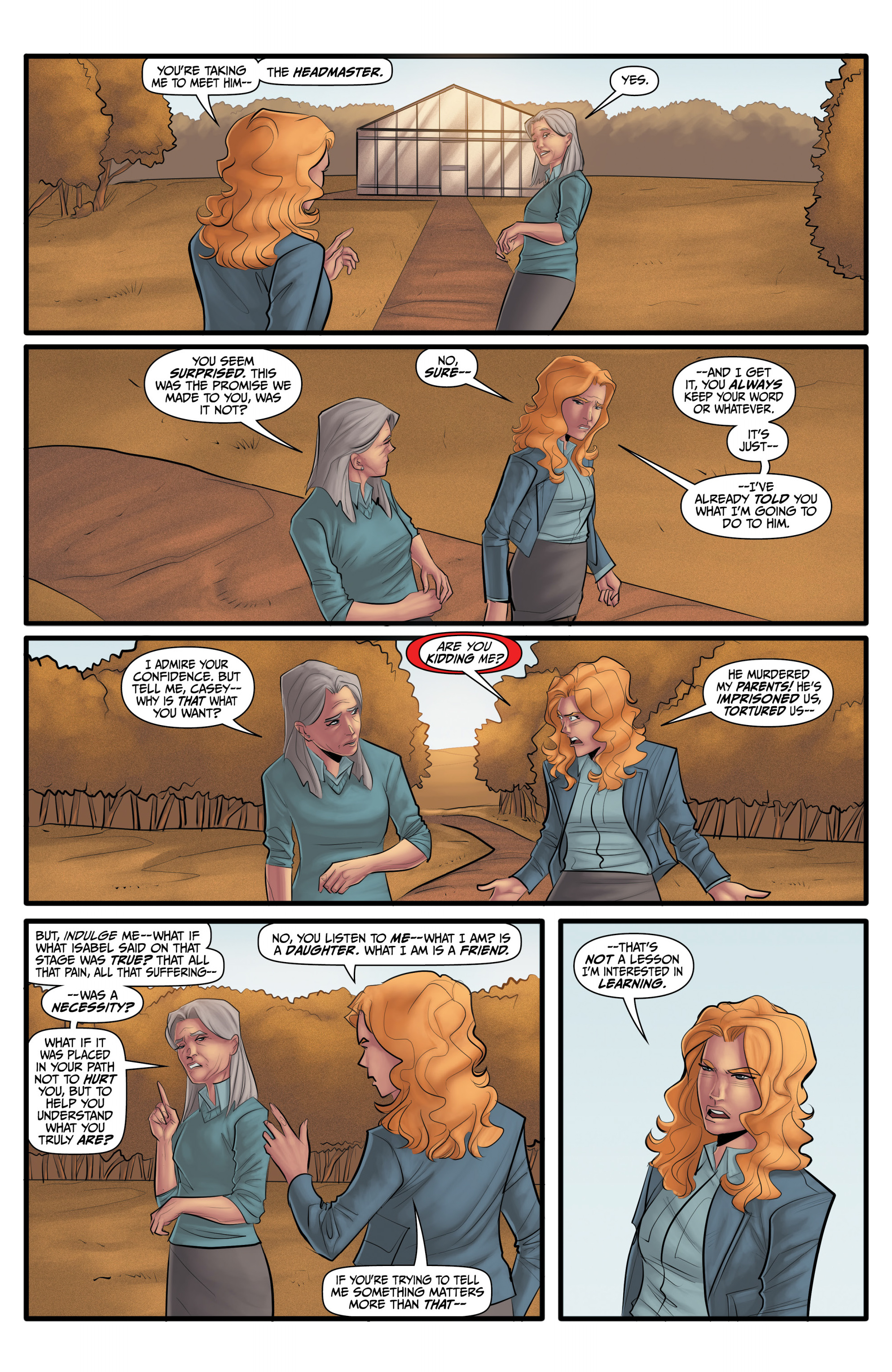 Read online Morning Glories comic -  Issue #49 - 36