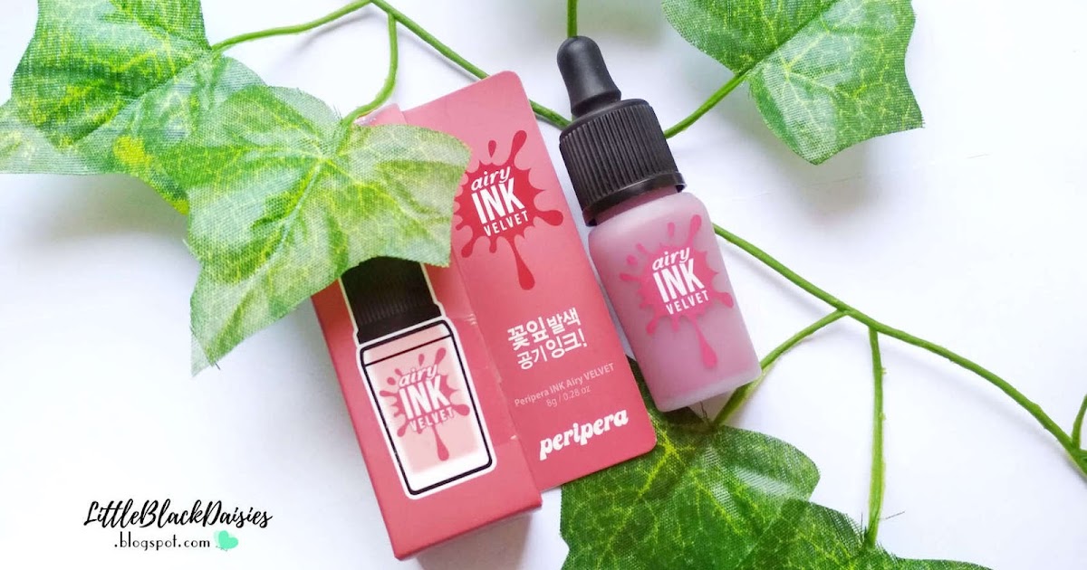 PERIPERA AIRY INK VELVET #10 DRY ROSE BROWN REVIEW - Little Black Daisies