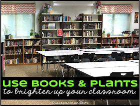 Use books & plants to brighten up your secondary classroom Read more: www.traceeorman.com