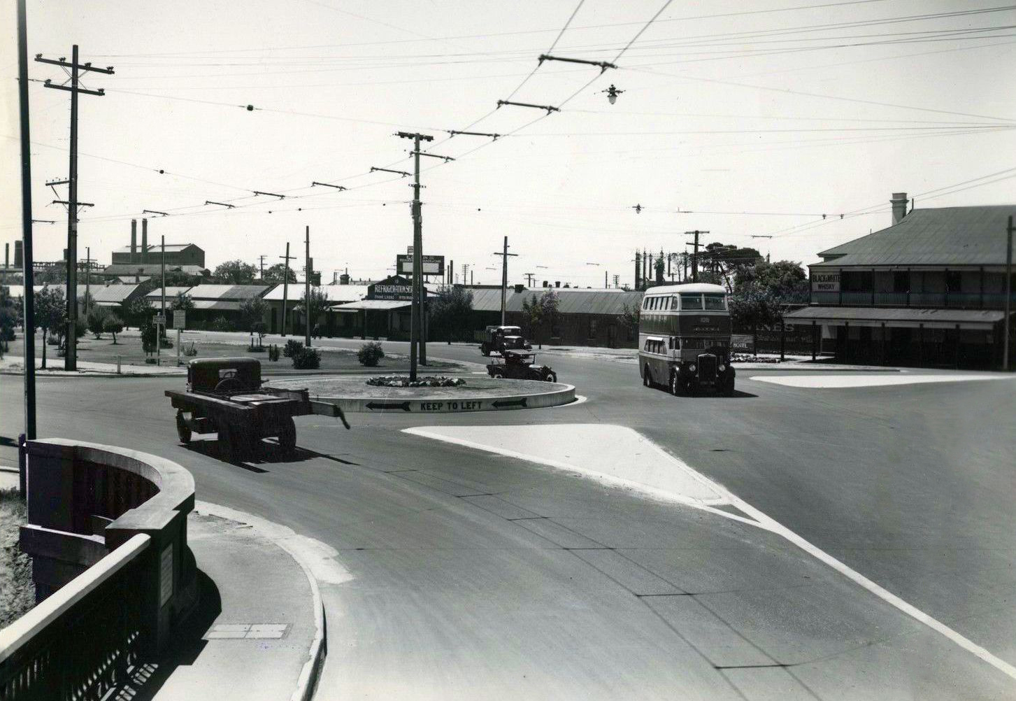 Transpress Nz Double Deck Motor Bus In Adelaide 1940s