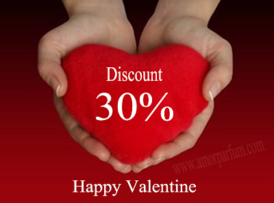 Promo discount 30%, Valentine Days, Hari Kasih Sayang