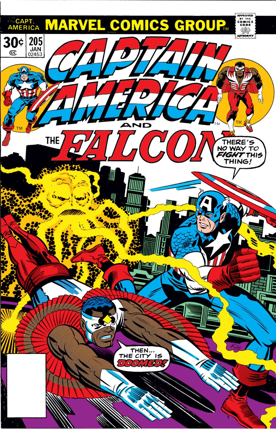 Read online Captain America (1968) comic -  Issue #205 - 1