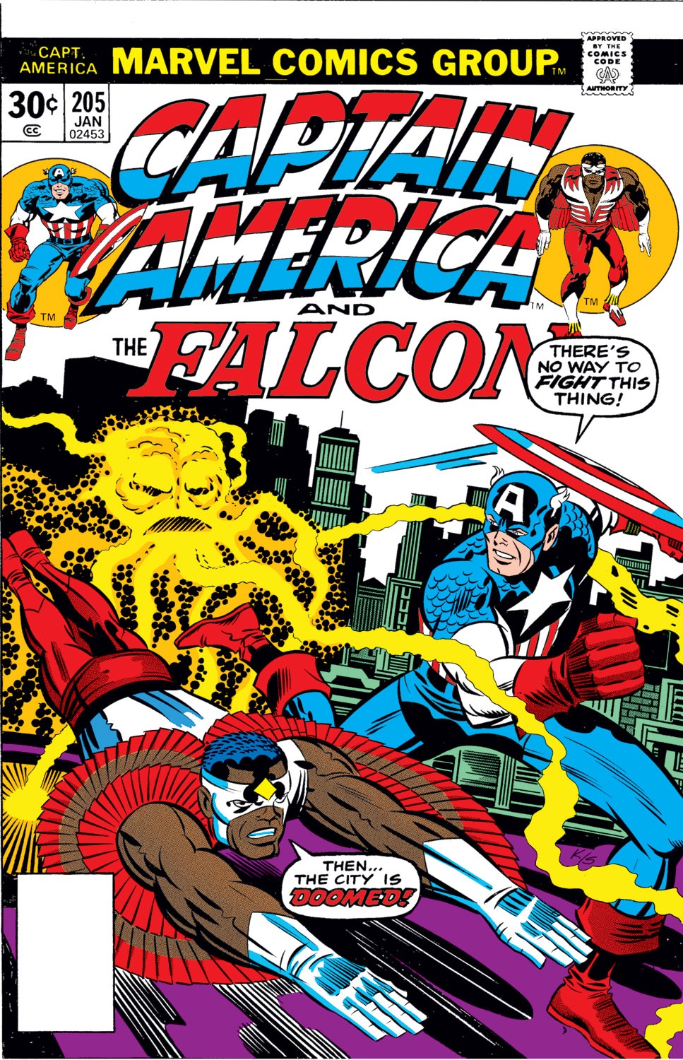 Read online Captain America (1968) comic - Issue #205 - 1