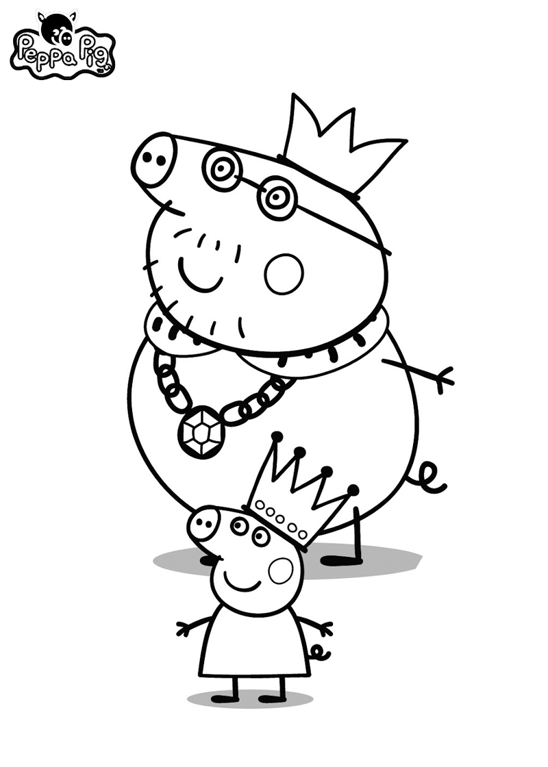 Peppa Pig Coloring Pages