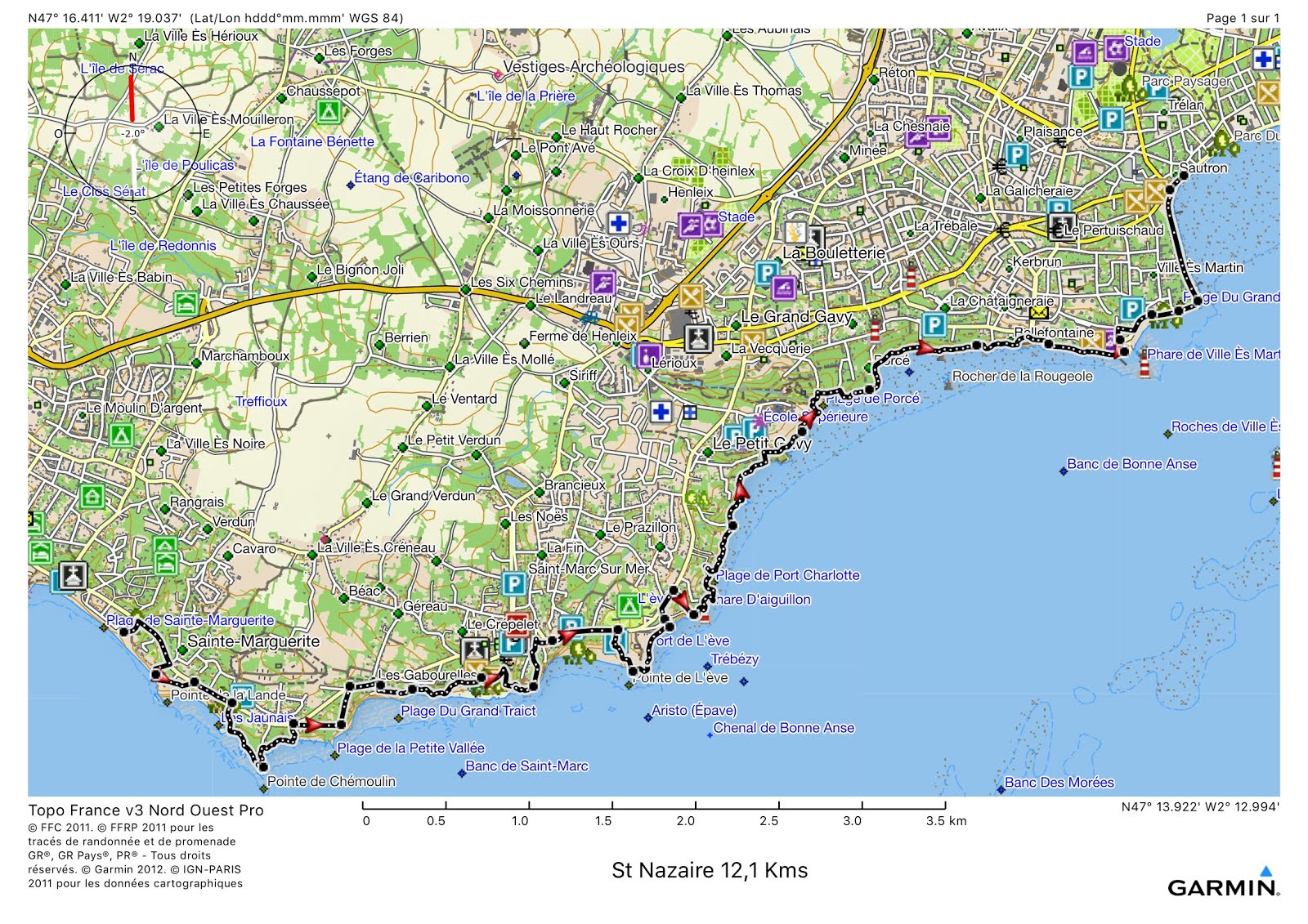 Rando 780 CARTES RANDO de St NAZAIRE