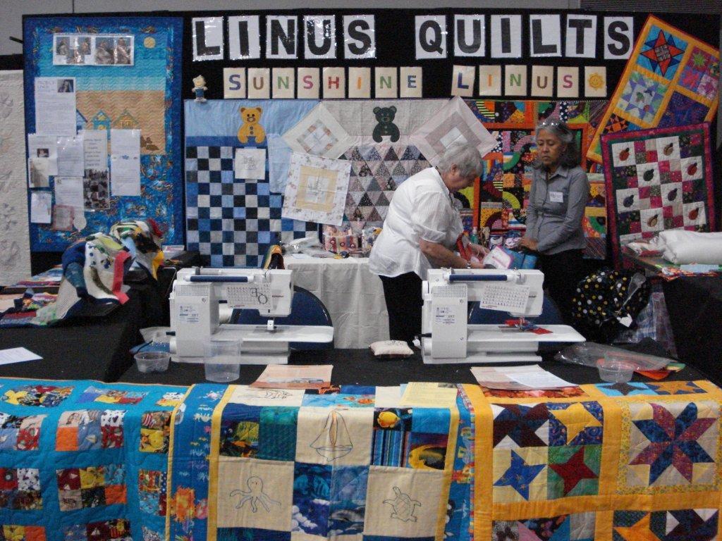Sunshine Linus Inc. Linus Stand at the Brisbane Quilt Show
