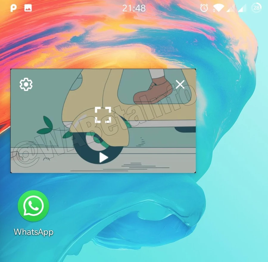 WhatsApp on Android Tests Improved version of PiP Mode