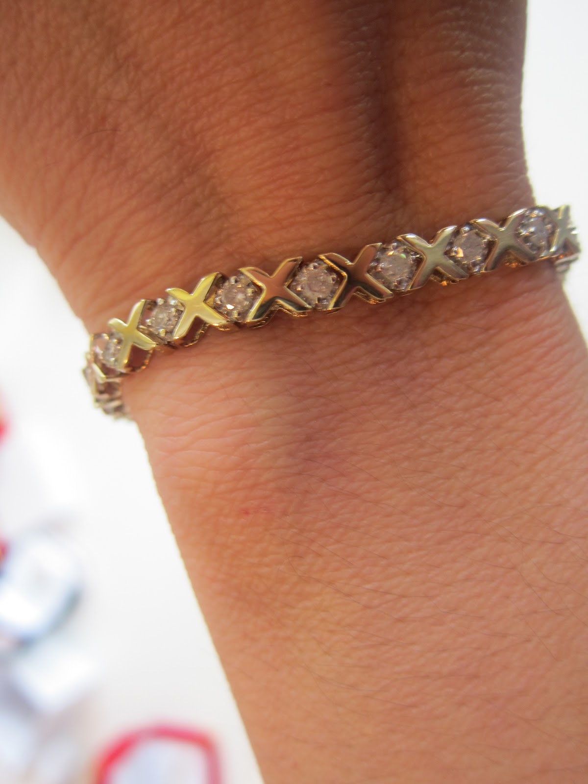 The Tales of Two Item 56 XOXO Diamond Tennis bracelet