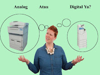 Perbedaan diantara mesin fotocopy Analog dan Digital