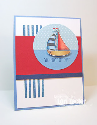 You Float My Boat card-designed by Lori Tecler/Inking Aloud-stamps from Avery Elle