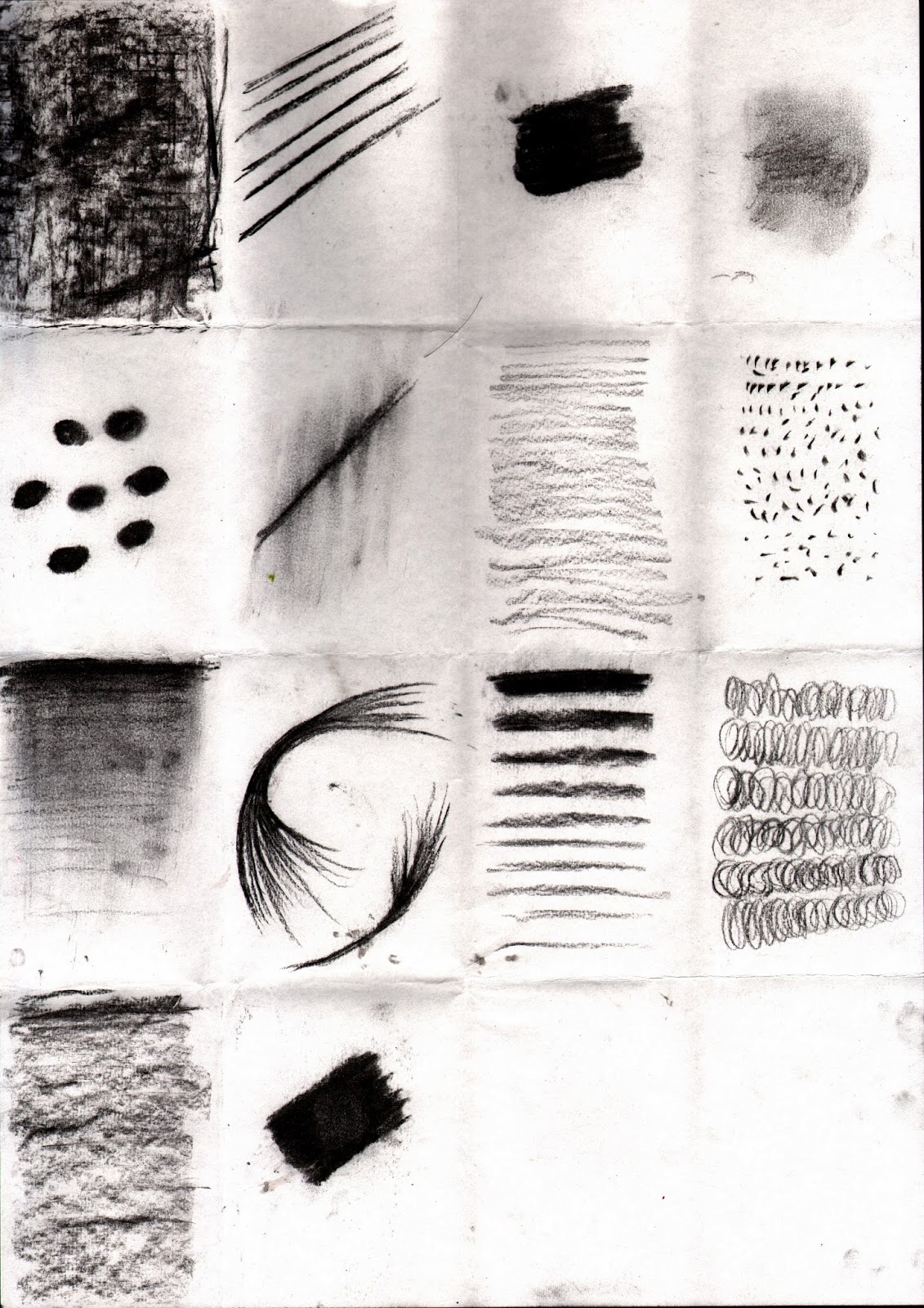 Art & Design Blog Week One Charcoal Experiments & Drawing Exercises