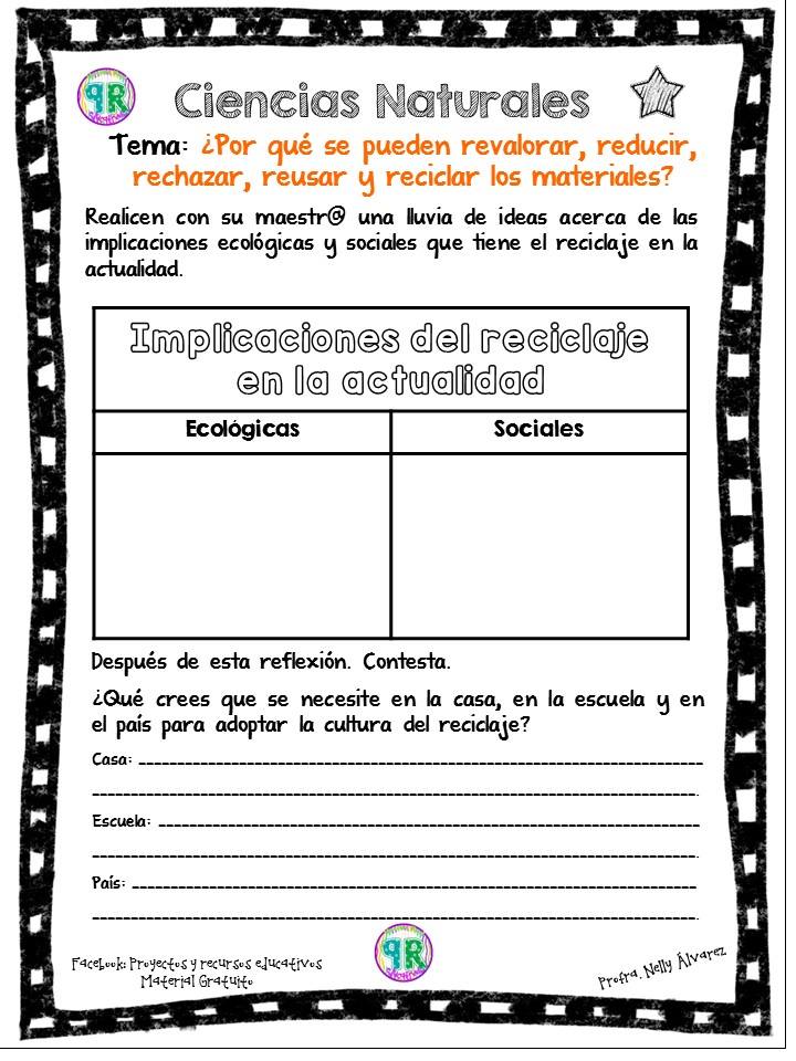 Proyectos educativos ¡Y más! Ciencias Naturales. Tercer Bimestre