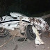 Acidente envolvendo três veículos parte Fusca ao meio e deixa motorista morta