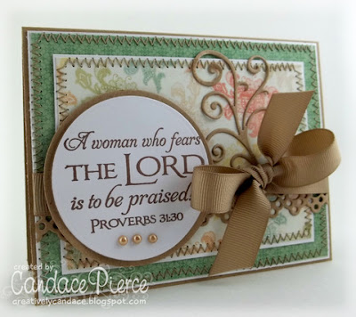 Our Daily Bread designs "Scripture Collection 4" Customer Card of the Day Candace Pierce