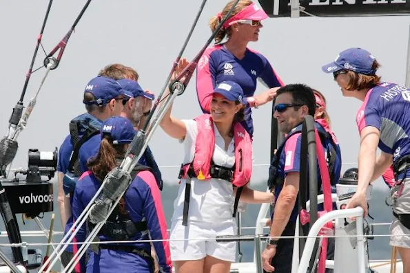 Princess Victoria attends Volvo Ocean Race in Portugal - Day 2