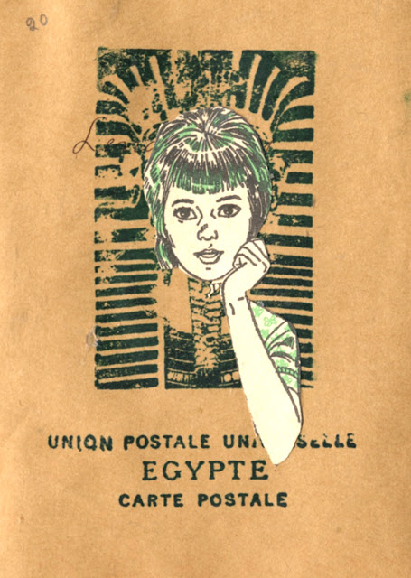 altered book about Nancy Drew in ancient Egypt
