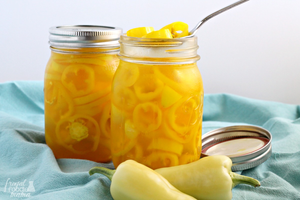 Frugal Foodie Mama Refrigerator Pickled Pepper Rings