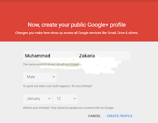 Panduan Cara Membuat Buat profil Google+
