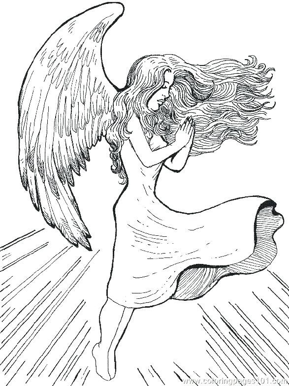 Little Angel Coloring Page Little angel Coloring page Image Como Fazer