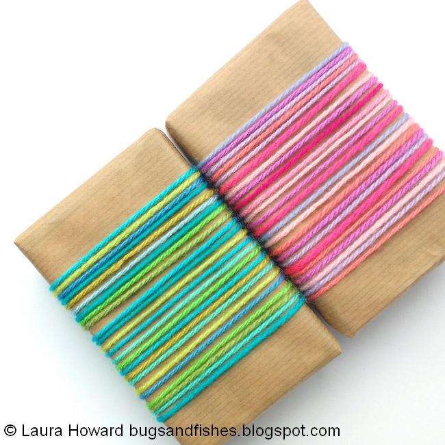 Bugs and Fishes by Lupin: Brown Paper Packages Tied Up With Washi Tape!