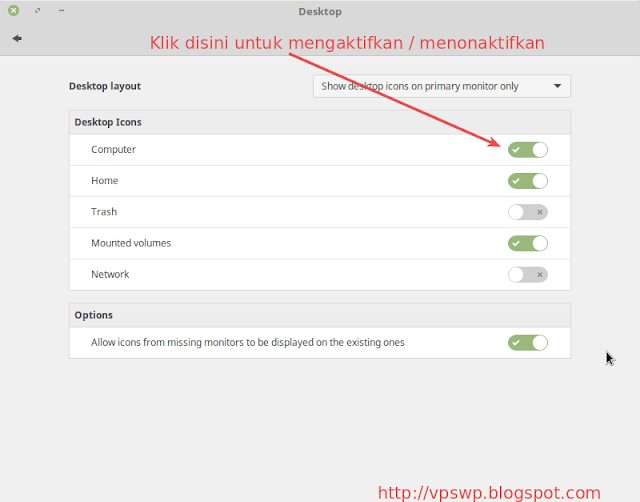 Cara Setting Linux Agar Tidak Menampilkan Home, Computer, Disk Cara menghilangkan icon computer, home, disk desktop Linux Mint! Inilah cara setting linux tidak menampilkan home computer disk volume di desktop