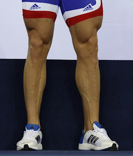 cyclist developed legs