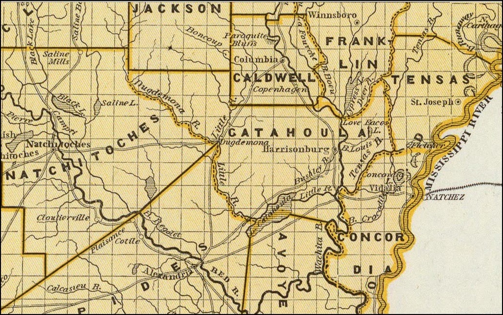 Roots From The Bayou Catahoula Parish Boundary Change of 1852