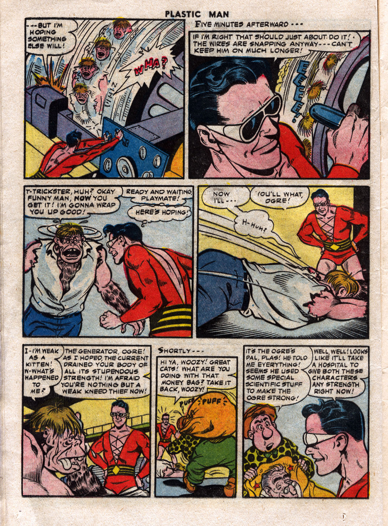 Read online Plastic Man (1943) comic -  Issue #45 - 12