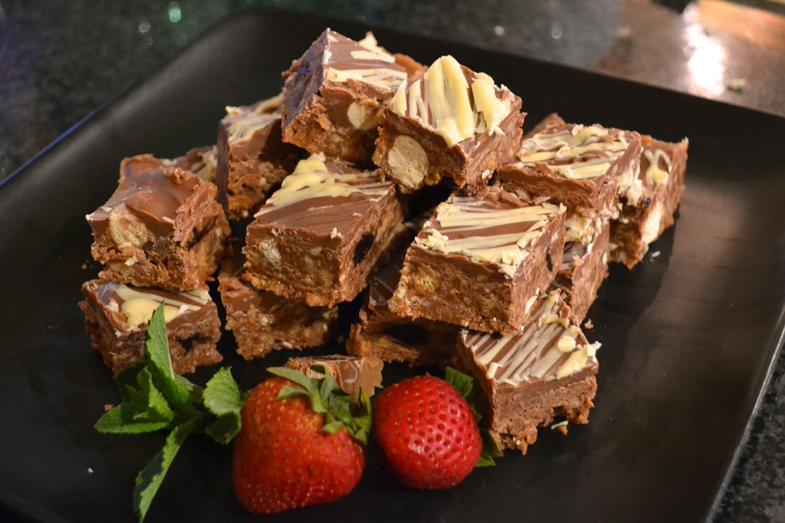Recipe Indulgent Chocolate Tiffin A Girl On A Journey