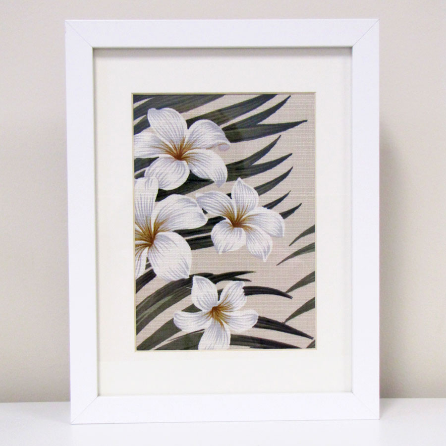 ESCAPE TO PARADISE Framed Fabric Artworks